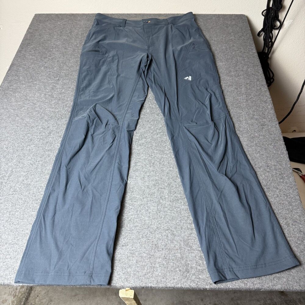 Eddie Bauer First Ascent Pants Mens 36x36 (36x35) Blue Stretch Outdoors Hiking